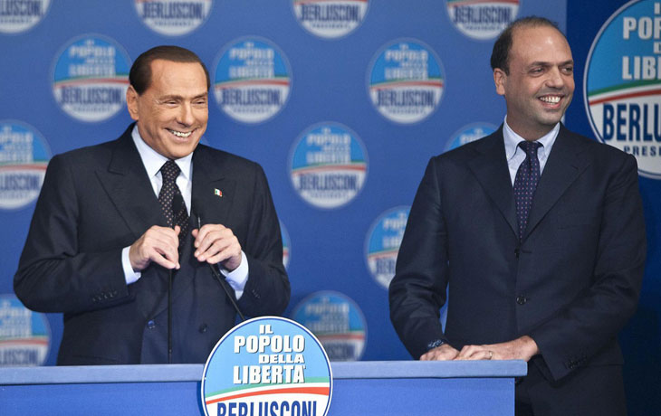 Silvio Berlusconi e Angelino Alfano